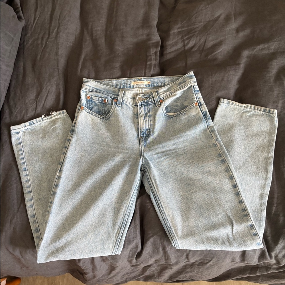 Levi’s low pro straight jeans